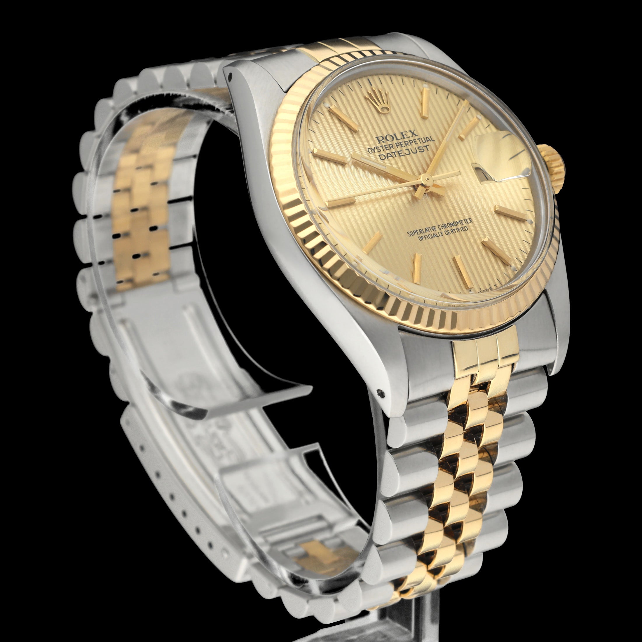 Rolex Datejust 16013 Tapestry - 1987 - Rolex horloge - Rolex kopen - Rolex heren horloge - Trophies Watches