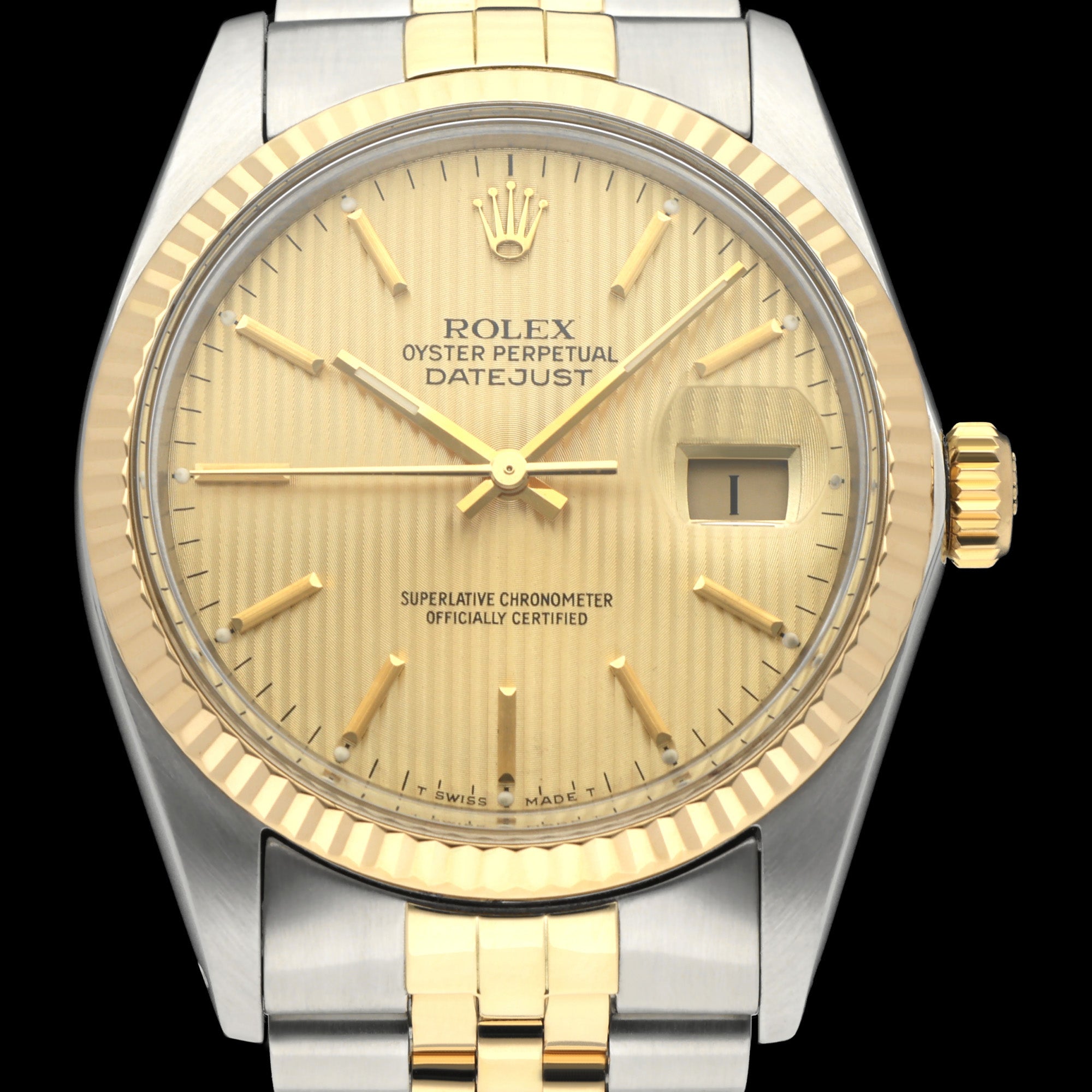 Rolex Datejust 16013 Tapestry - 1987 - Rolex horloge - Rolex kopen - Rolex heren horloge - Trophies Watches