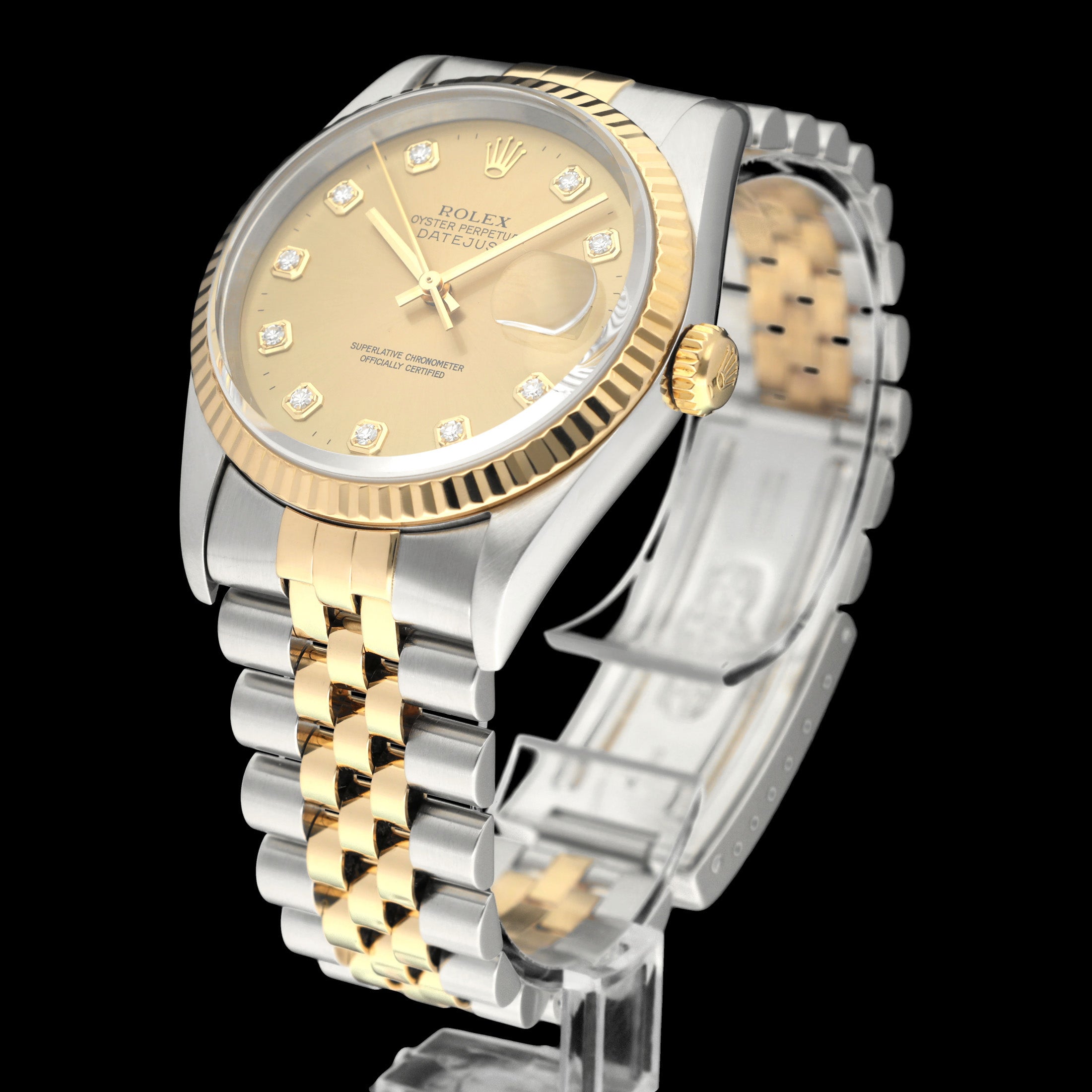 Rolex Datejust 16233G - 2002 - Rolex horloge - Rolex kopen - Rolex heren horloge - Trophies Watches