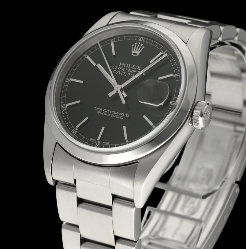 Rolex Datejust 16200 - 2003 - Rolex horloge - Rolex kopen - Rolex heren horloge - Trophies Watches