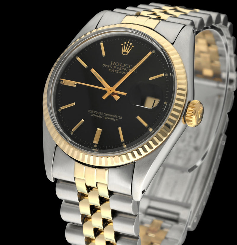 Rolex Datejust 1601 - 1975 - goud/staal - two/tone - Rolex horloge - Rolex kopen - Rolex heren horloge - Trophies Watches