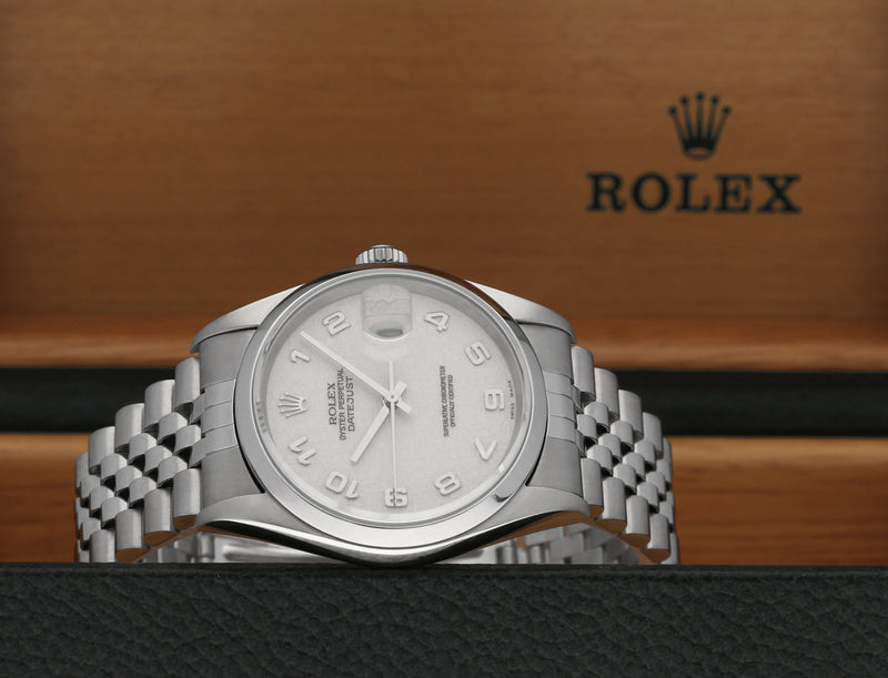 Rolex Datejust 16220 - 2001 - Rolex horloge - Rolex kopen - Rolex heren horloge - Trophies Watches
