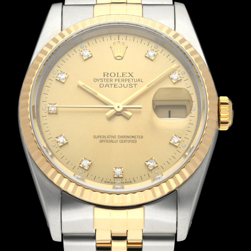 Rolex Datejust 16233G - 1991 - Rolex horloge - Rolex kopen - Rolex heren horloge - Trophies Watches