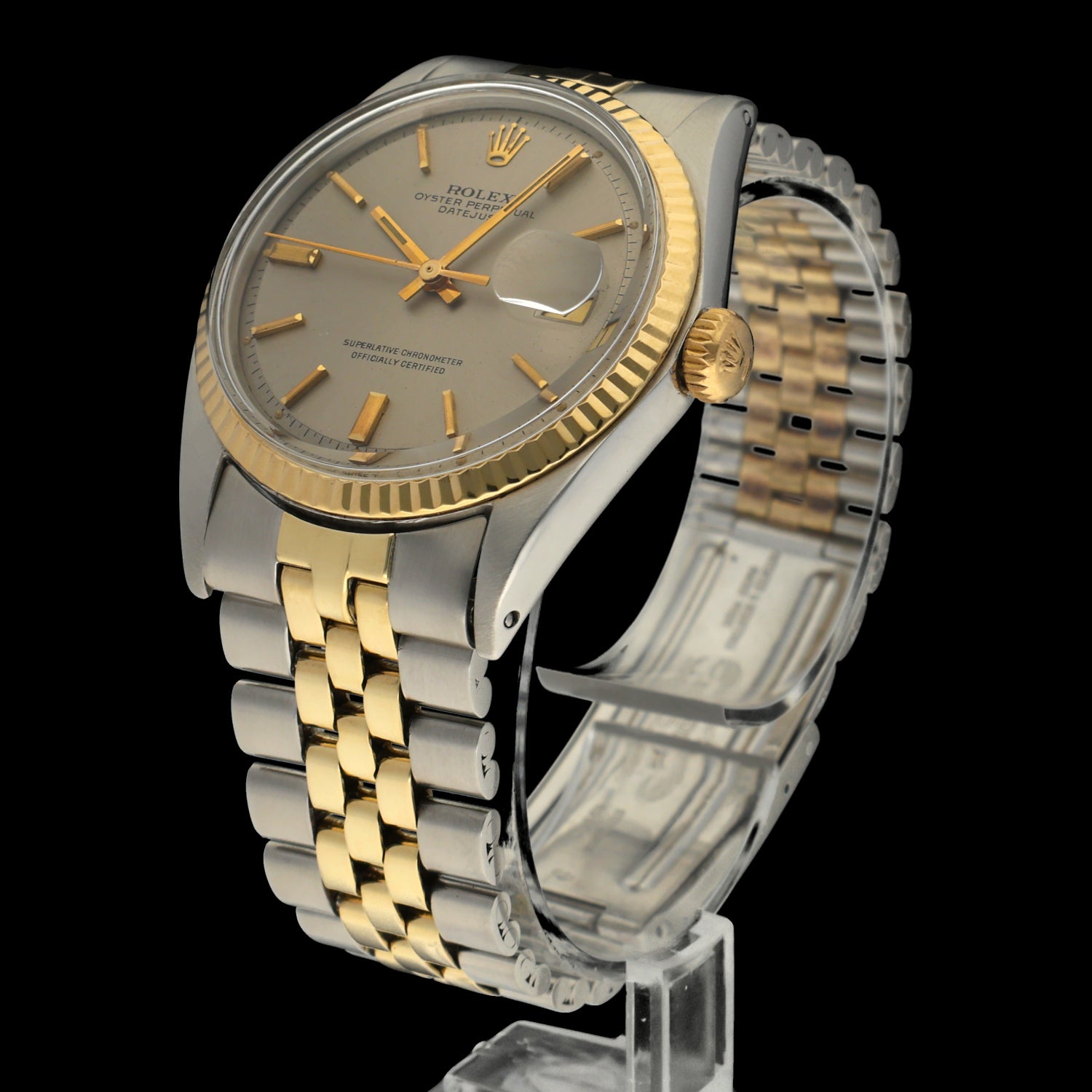 Rolex Datejust 1601 - 1969 - goud/staal - two/tone - Rolex horloge - Rolex kopen - Rolex heren horloge - Trophies Watches
