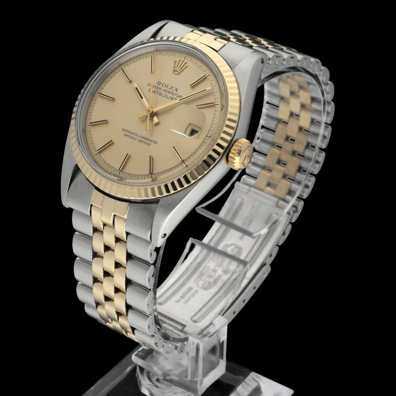 Rolex Datejust 1601 - 1970 - goud/staal - two/tone - Rolex horloge - Rolex kopen - Rolex heren horloge - Trophies Watches