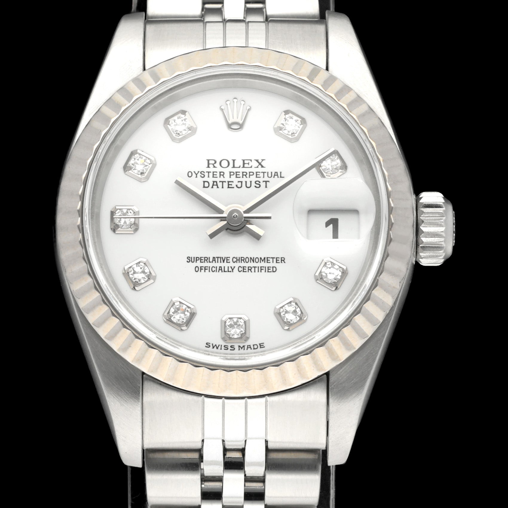 Rolex Oyster Perpetual Lady Datejust 79174G - 2002 - Rolex horloge - Rolex kopen - Rolex dames horloge - Trophies Watche