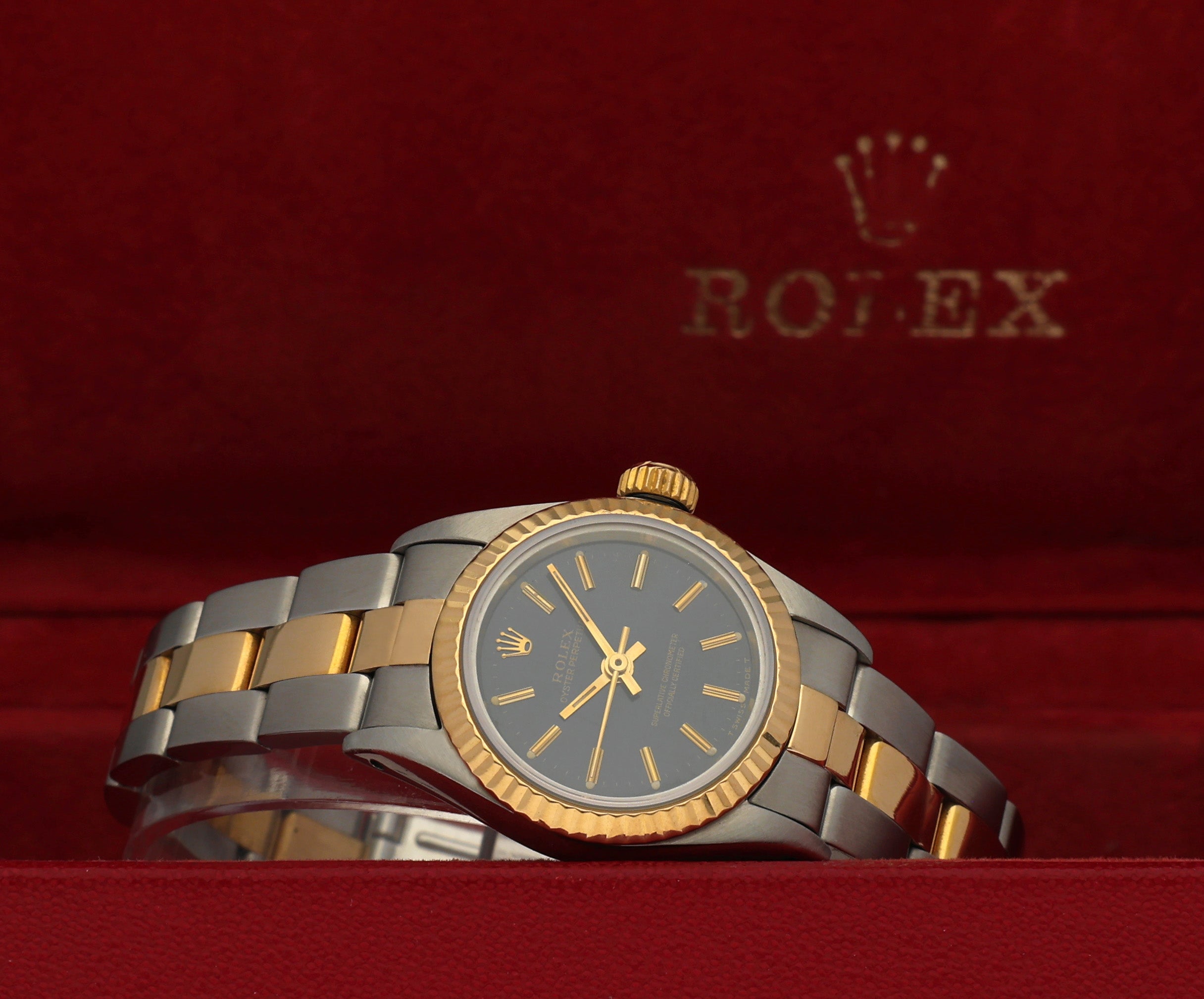 Rolex Oyster Perpetual 67193 - 1993 - Rolex horloge - Rolex kopen - Rolex dames horloge - Trophies Watches