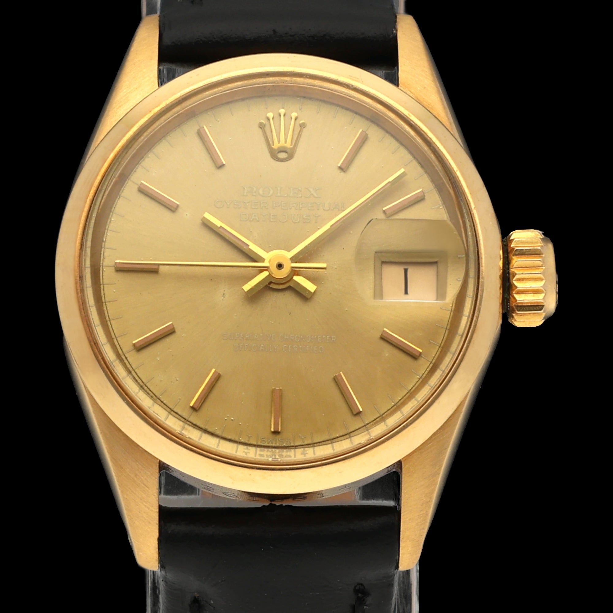 Rolex Oyster Perpetual Lady Date 6516 - 1971 - Rolex horloge - Rolex kopen - Rolex dames horloge - Trophies Watches