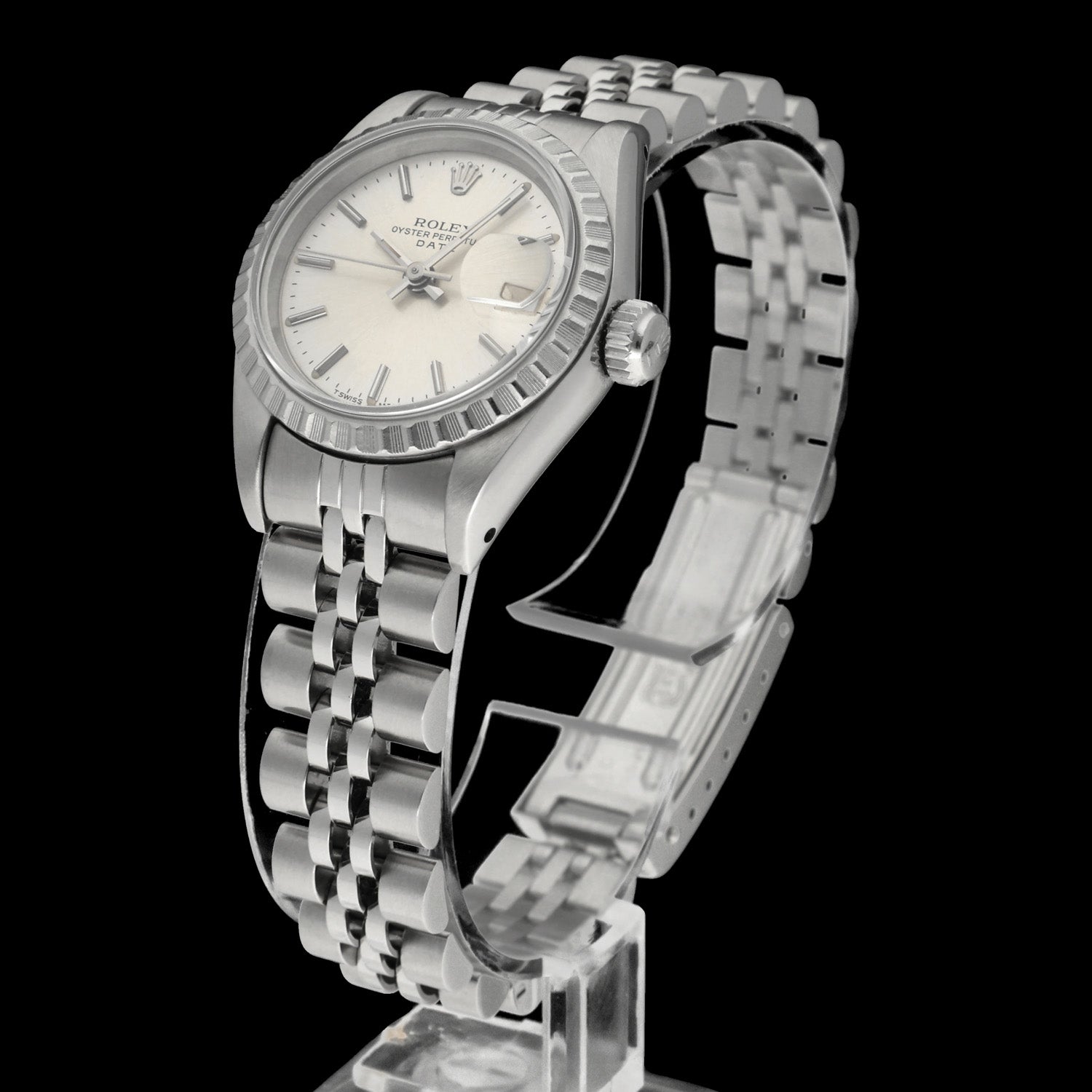 Rolex Oyster Perpetual Lady Date 69240 - 1990 - Rolex horloge - Rolex kopen - Rolex dames horloge - Trophies Watches
