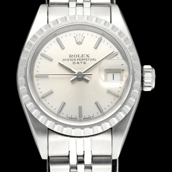 Rolex Oyster Perpetual Lady Date 69240 - 1990 - Rolex horloge - Rolex kopen - Rolex dames horloge - Trophies Watches