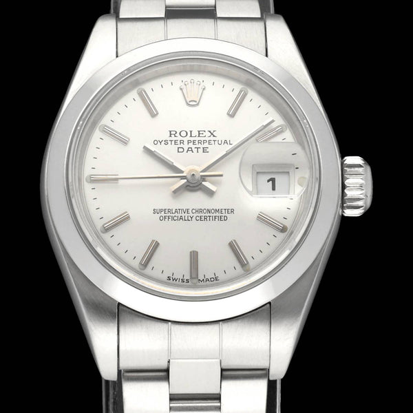 Rolex Oyster Perpetual Lady Date 79160 - 2004 - Rolex horloge - Rolex kopen - Rolex dames horloge - Trophies Watches