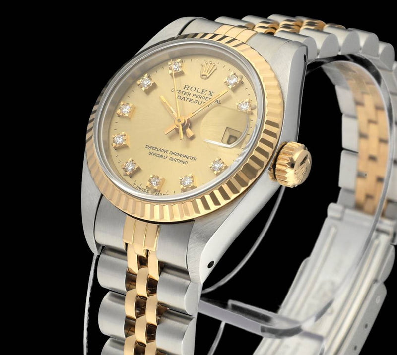 Rolex Lady-Datejust 69173 - 1991 - Rolex horloge - Rolex kopen - Rolex dames horloge - Trophies Watches