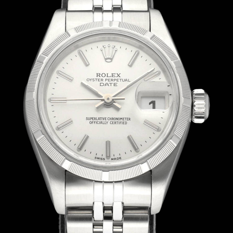 Rolex Oyster Perpetual Lady Date 69190 - 1999 - Rolex horloge - Rolex kopen - Rolex dames horloge - Trophies Watches