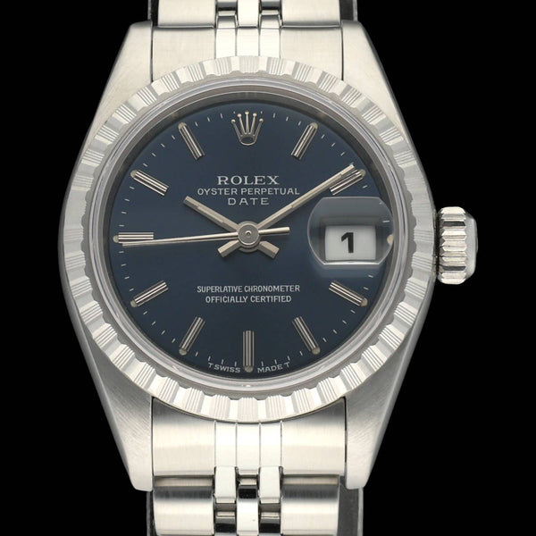 Rolex Oyster Perpetual Lady Date 69240 - 1996 - Rolex horloge - Rolex kopen - Rolex dames horloge - Trophies Watches