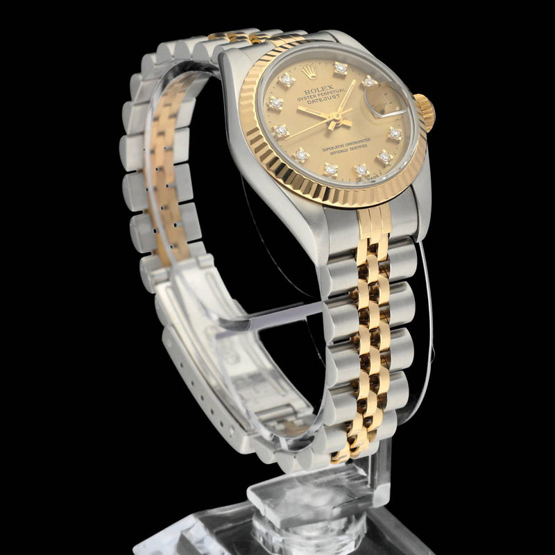 Rolex Lady-Datejust 69173G - 1995 - Rolex horloge - Rolex kopen - Rolex dames horloge - Trophies Watches