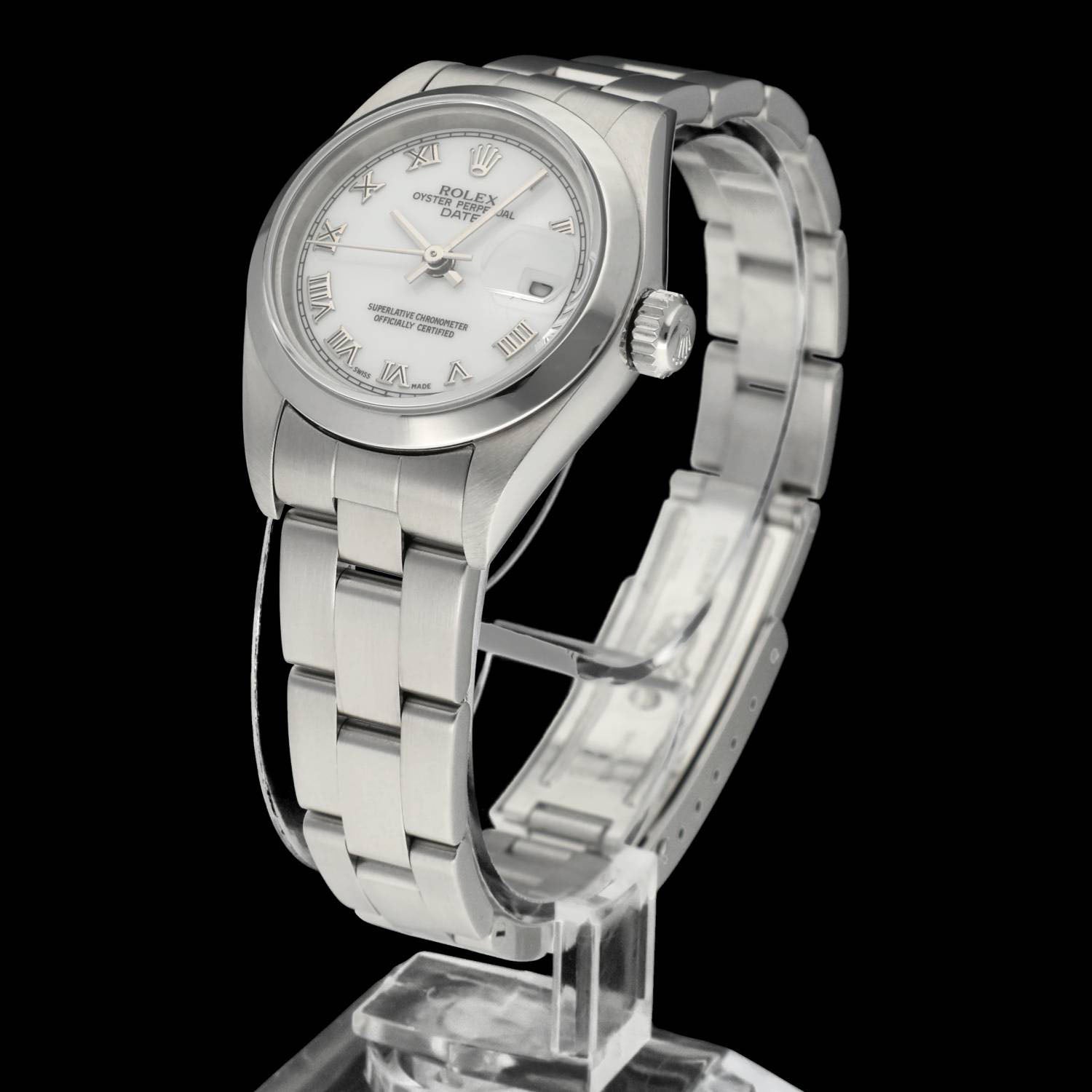 Rolex Oyster Perpetual Lady Date 79160 - 2006 - Rolex horloge - Rolex kopen - Rolex dames horloge - Trophies Watches