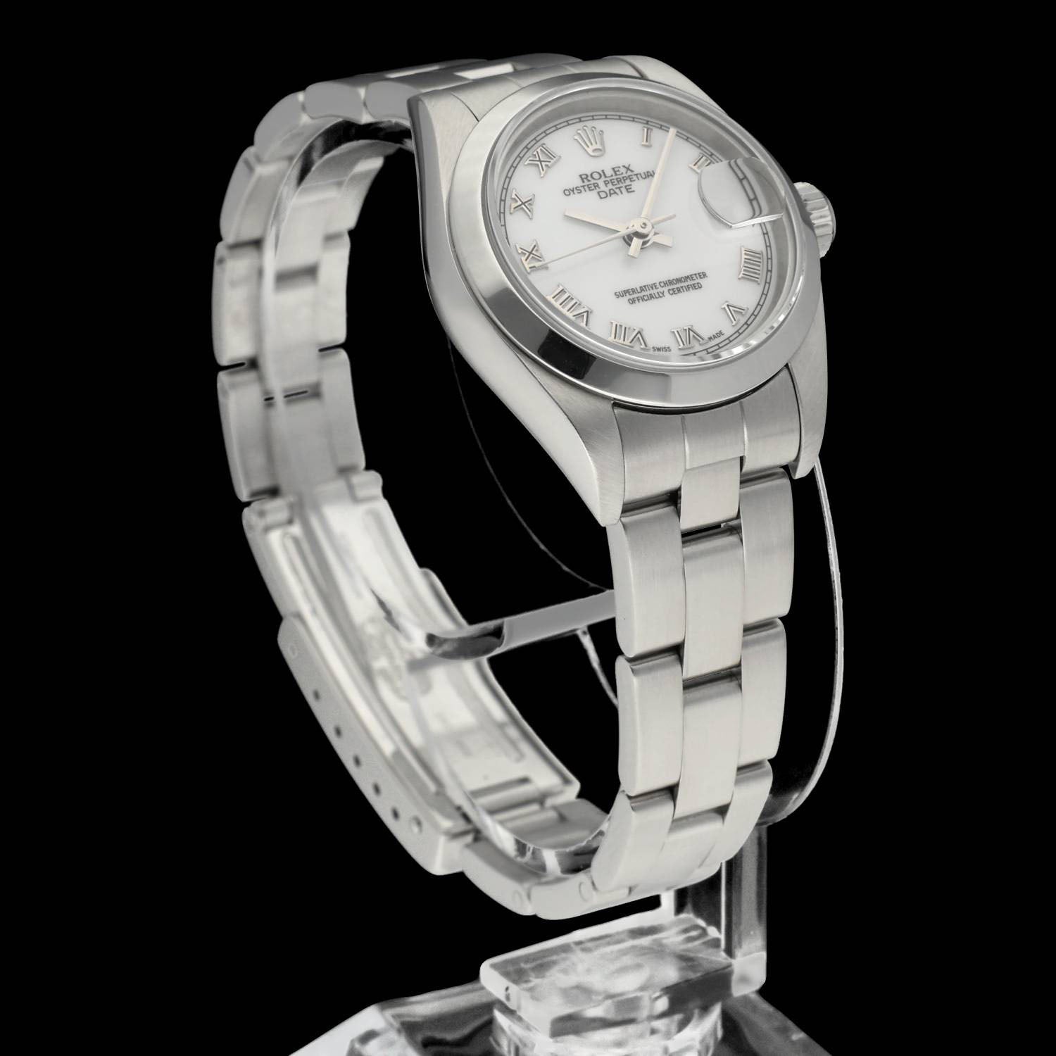 Rolex Oyster Perpetual Lady Date 79160 - 2006 - Rolex horloge - Rolex kopen - Rolex dames horloge - Trophies Watches