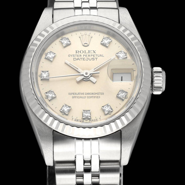 Rolex Oyster Perpetual Lady Datejust 69174G - 1991 - Rolex horloge - Rolex kopen - Rolex dames horloge - Trophies Watches