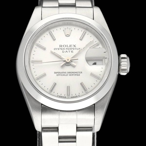 Rolex Oyster Perpetual Lady Date 69160 - 2003 - Rolex horloge - Rolex kopen - Rolex dames horloge - Trophies Watches