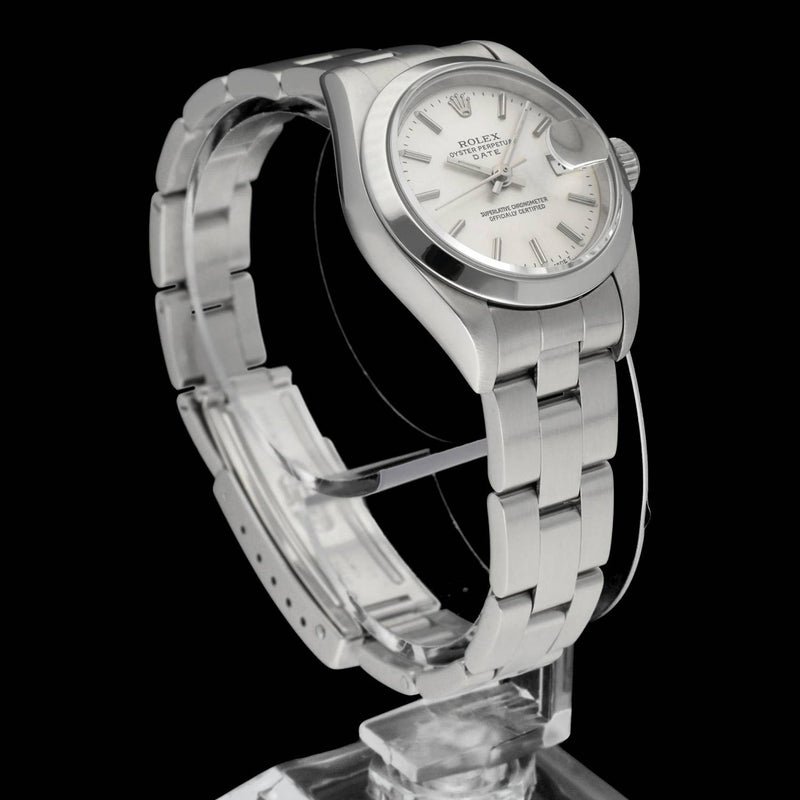 Rolex Oyster Perpetual Lady Date 69160 - 2003 - Rolex horloge - Rolex kopen - Rolex dames horloge - Trophies Watches