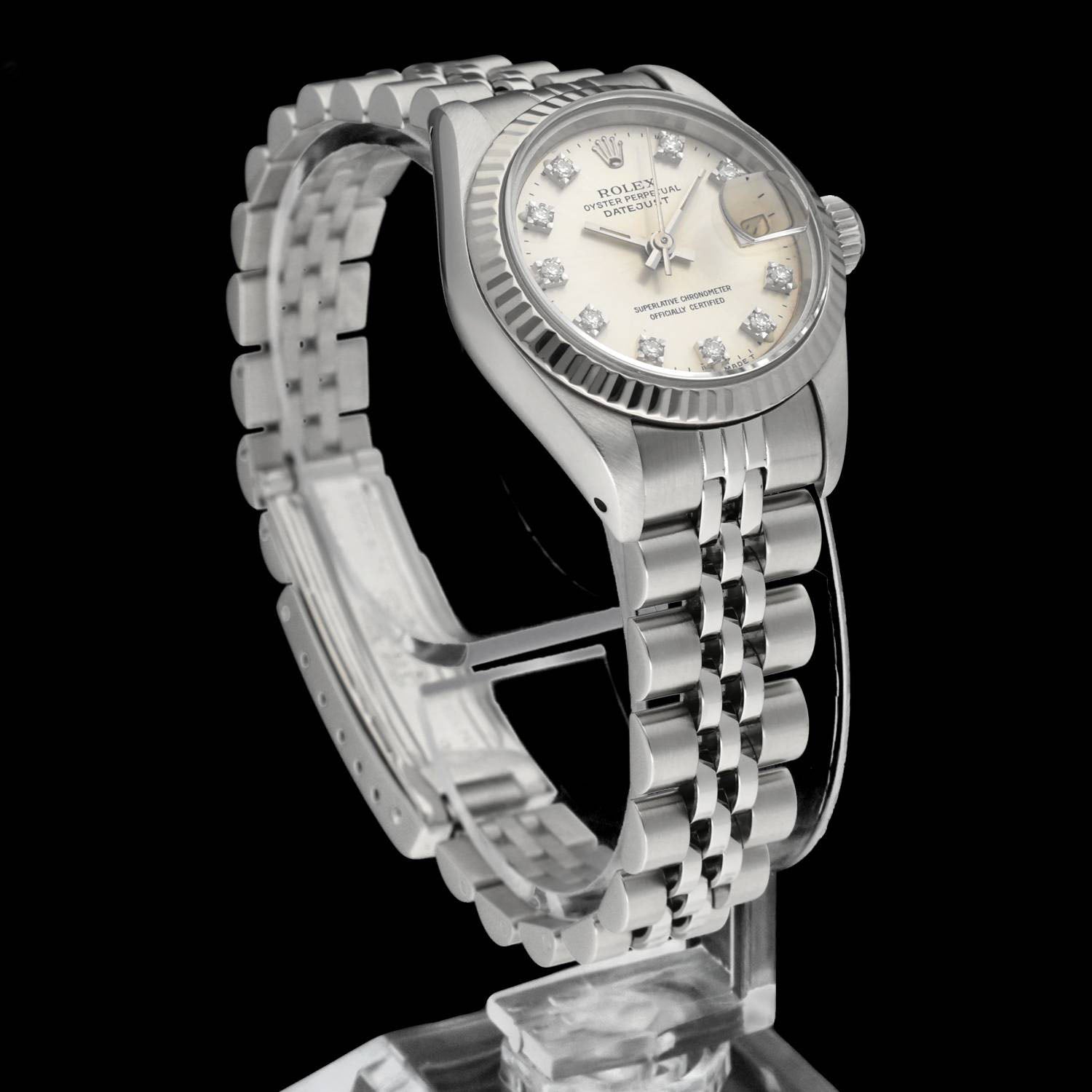 Rolex Oyster Perpetual Lady Datejust 69174G - 1990 - Rolex horloge - Rolex kopen - Rolex dames horloge - Trophies Watches