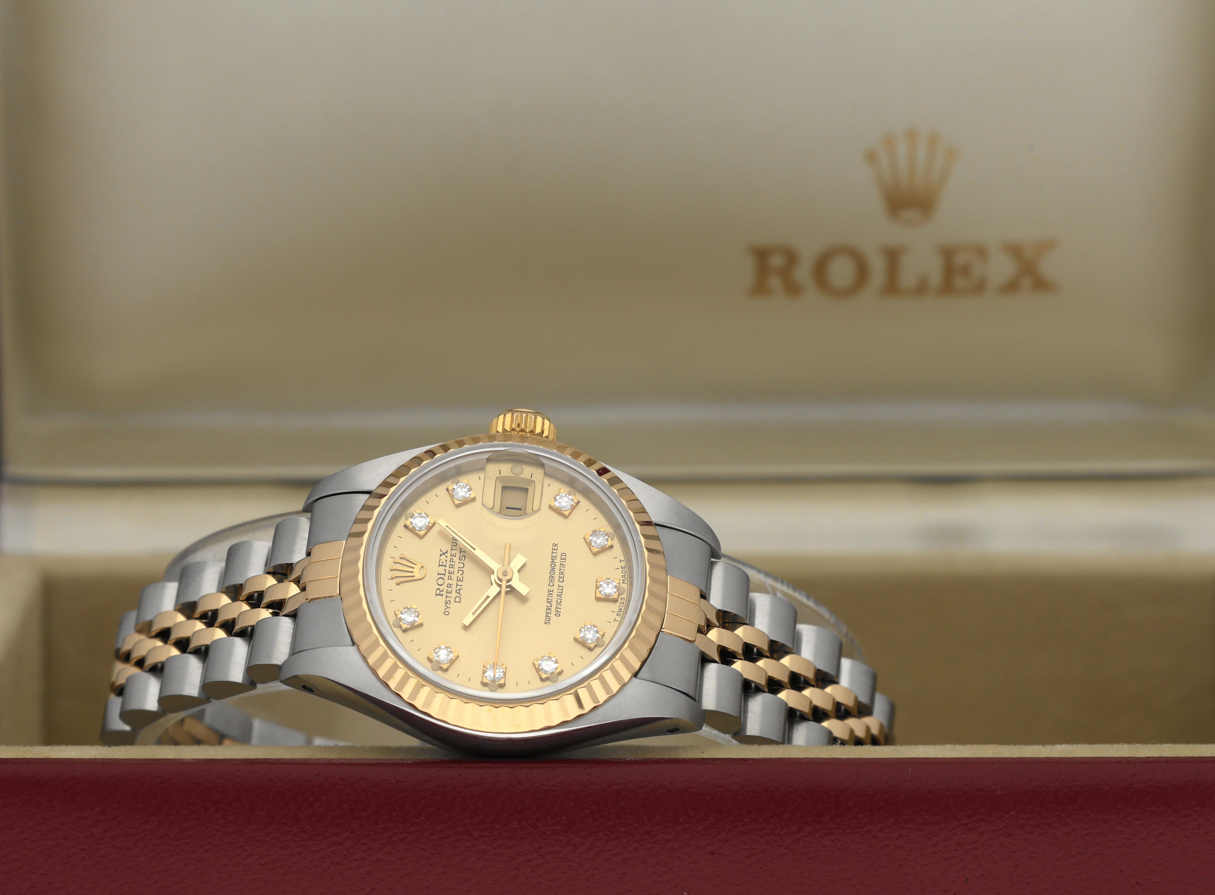 Rolex Lady-Datejust 69173G - 1991 - Rolex horloge - Rolex kopen - Rolex dames horloge - Trophies Watches