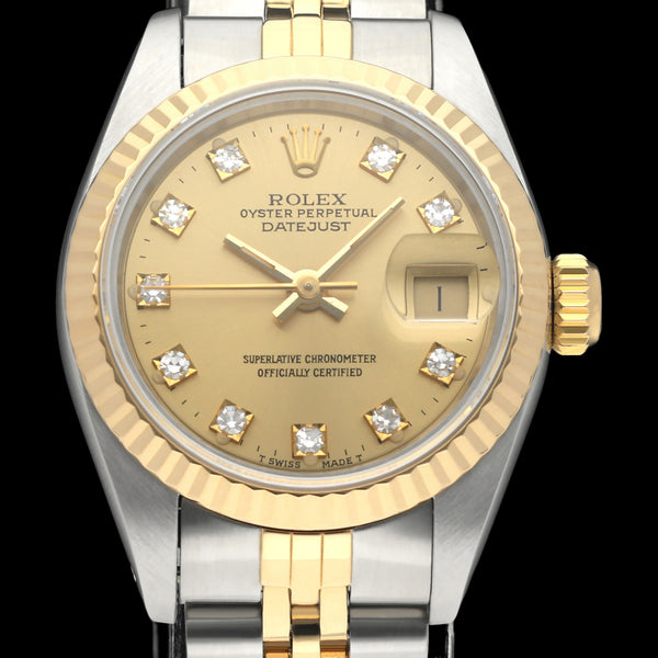Rolex Lady-Datejust 69173G - 1991 - Rolex horloge - Rolex kopen - Rolex dames horloge - Trophies Watches
