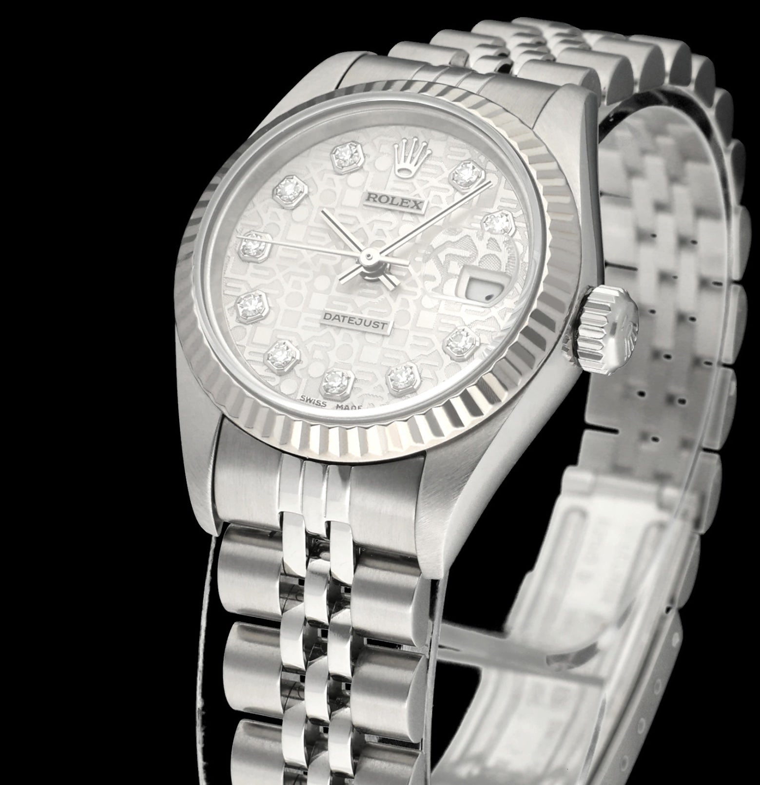 Rolex Oyster Perpetual Lady Datejust 69174G Holicon - 1999 - Rolex horloge - Rolex kopen - Rolex dames horloge - Trophies Watche