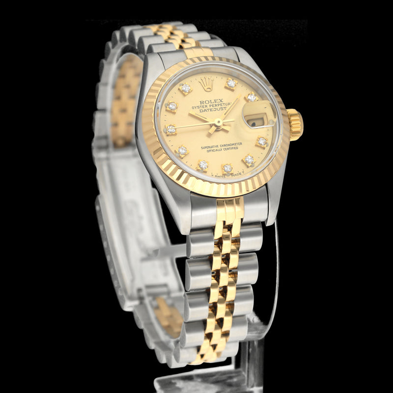 Rolex Lady-Datejust 69173G - 1993 - Rolex horloge - Rolex kopen - Rolex dames horloge - Trophies Watches