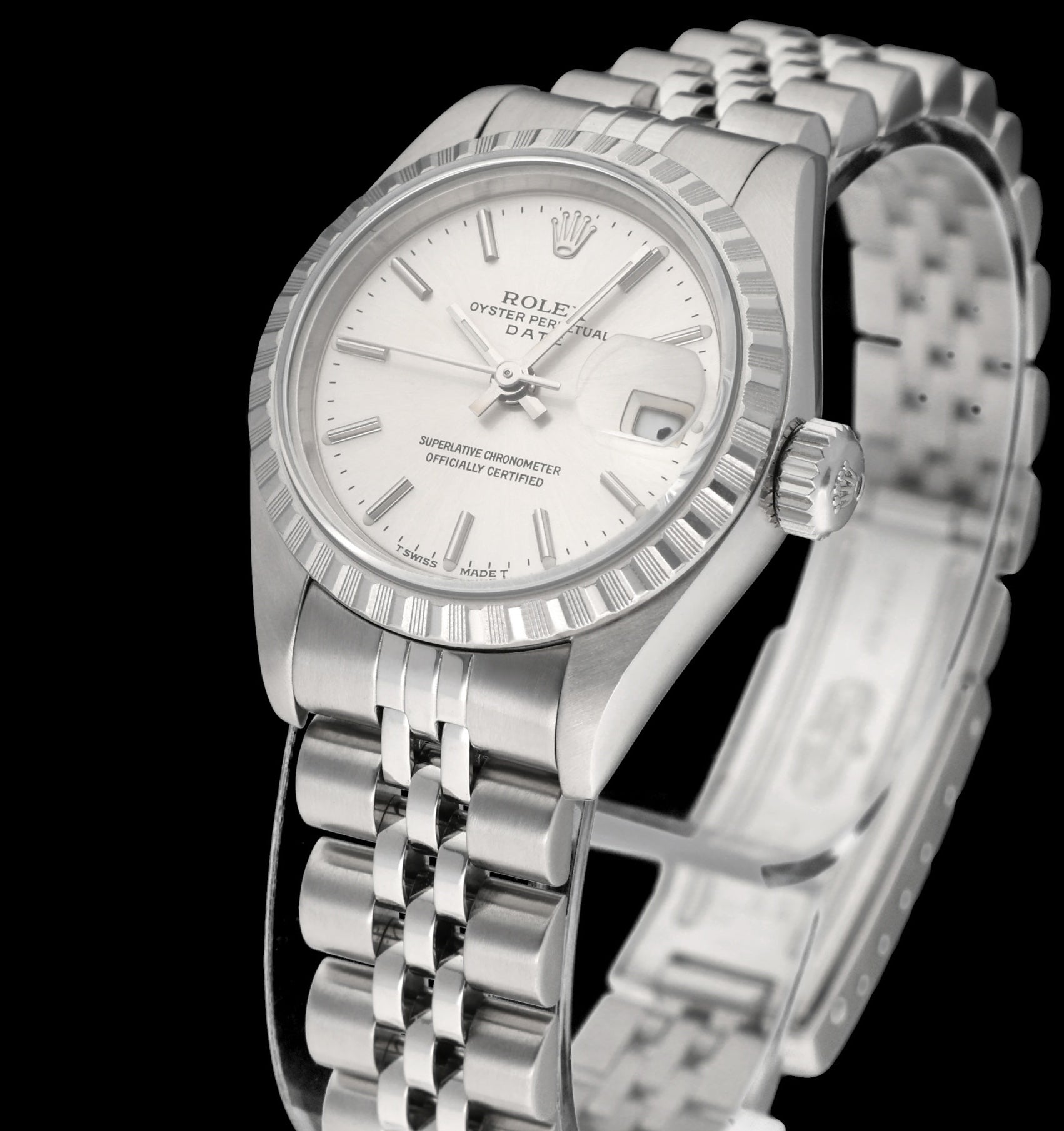Rolex Oyster Perpetual Lady Date 69240 - 1996 - Rolex horloge - Rolex kopen - Rolex dames horloge - Trophies Watches