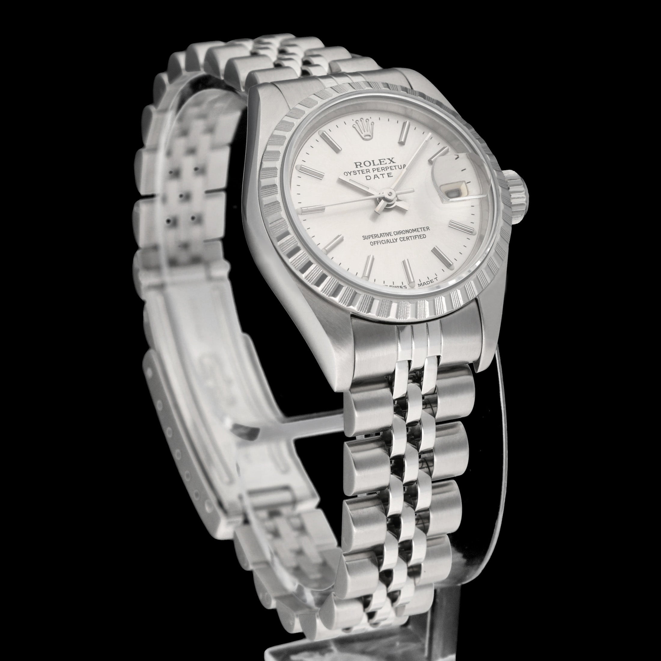 Rolex Oyster Perpetual Lady Date 69240 - 1996 - Rolex horloge - Rolex kopen - Rolex dames horloge - Trophies Watches