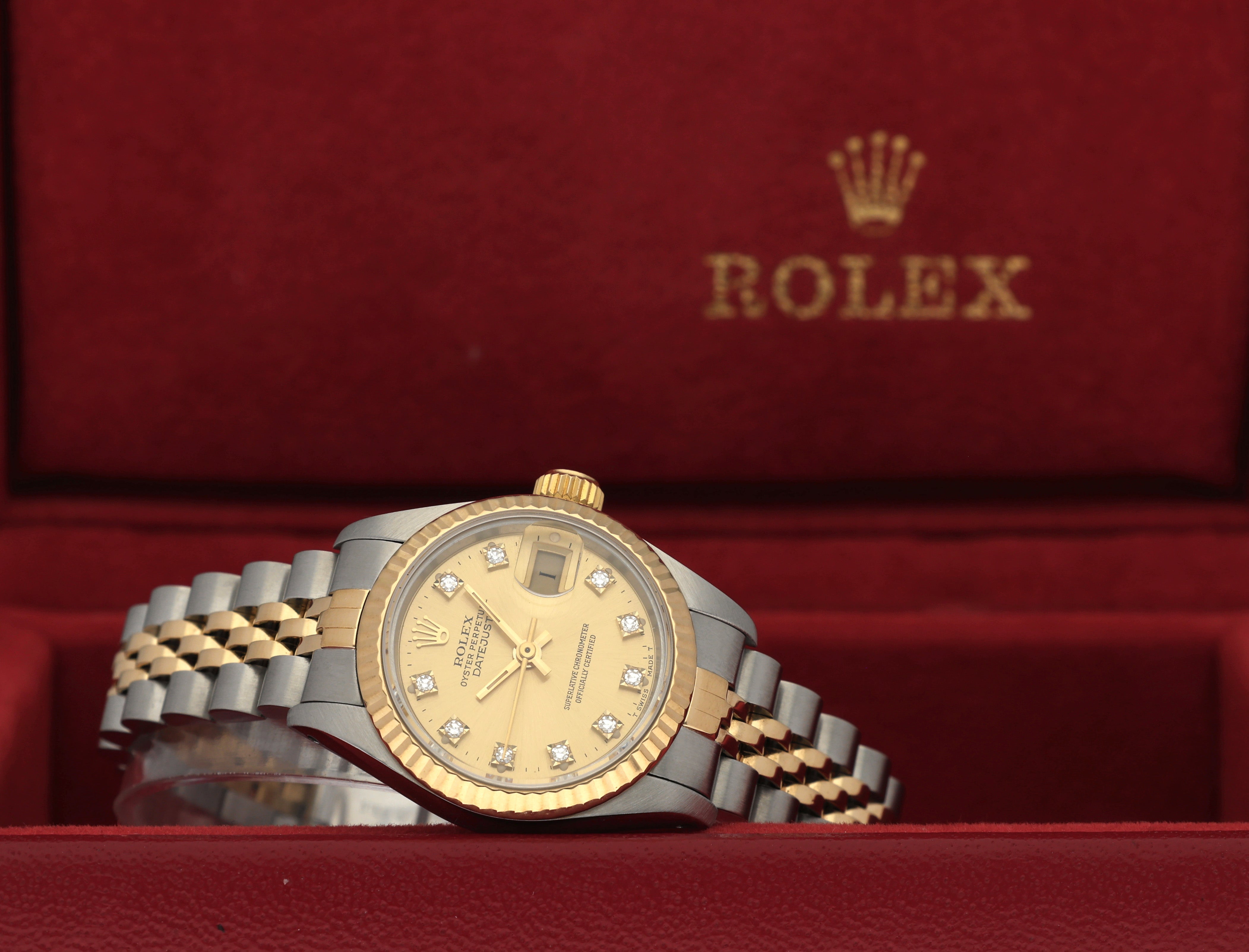 Rolex Lady-Datejust 69173G - 1991 - Rolex horloge - Rolex kopen - Rolex dames horloge - Trophies Watches