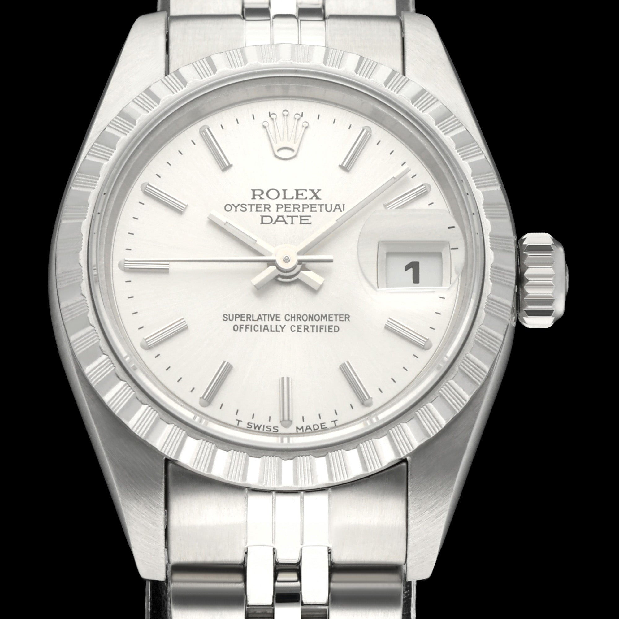 Rolex Oyster Perpetual Lady Date 69240 - 2000 - Rolex horloge - Rolex kopen - Rolex dames horloge - Trophies Watches