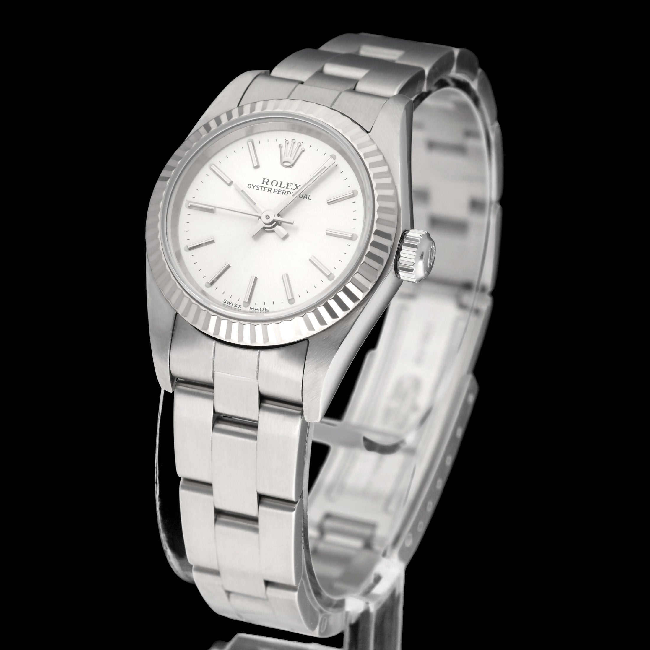 Rolex Oyster Perpetual 76094 - 2001 - Rolex horloge - Rolex kopen - Rolex dames horloge - Trophies Watches