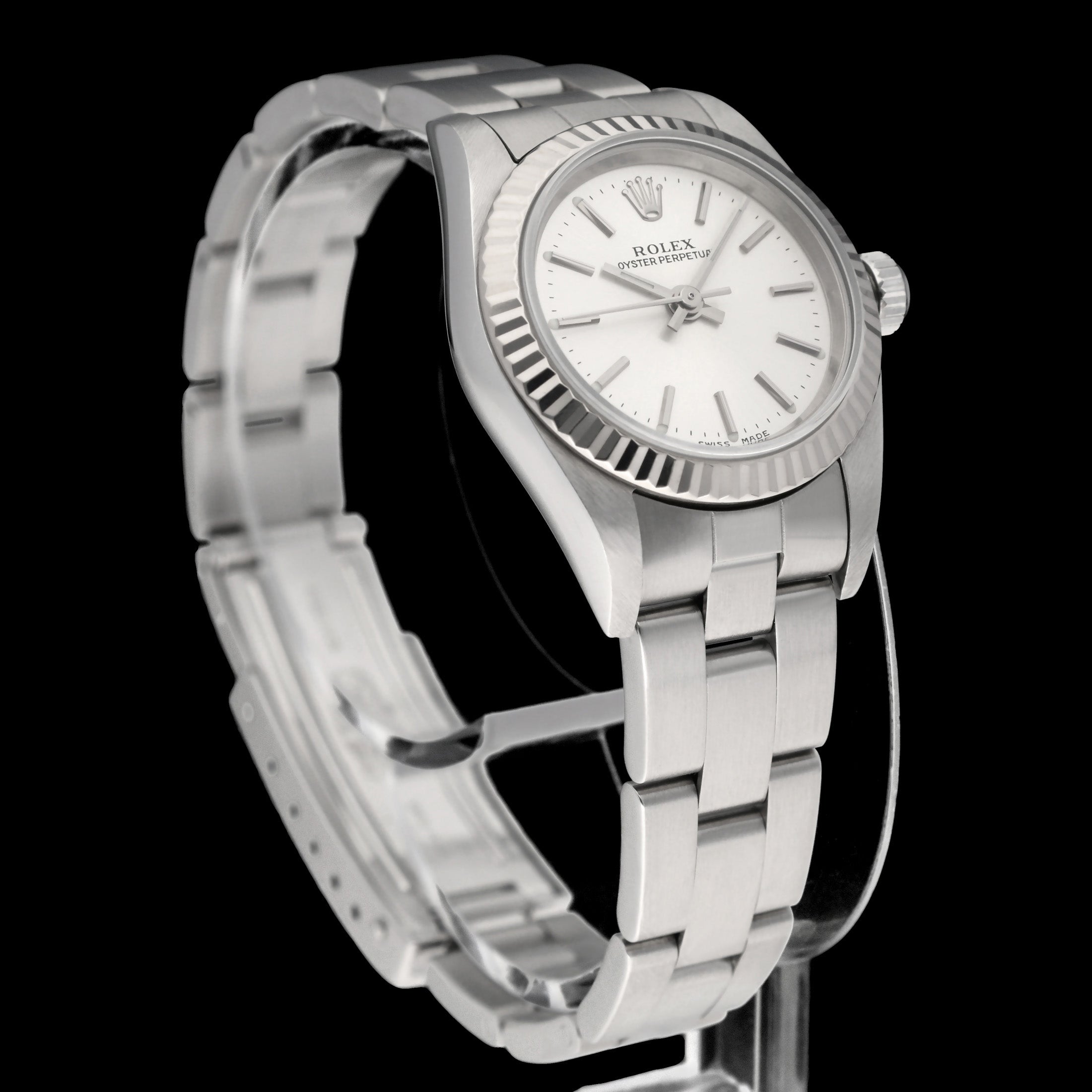 Rolex Oyster Perpetual 76094 - 2001 - Rolex horloge - Rolex kopen - Rolex dames horloge - Trophies Watches