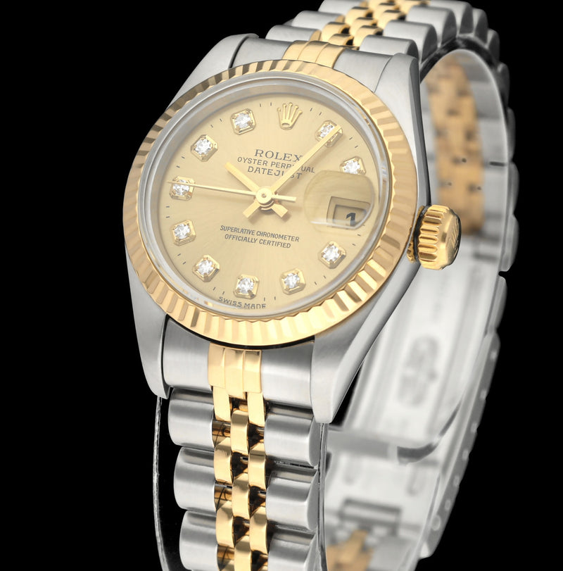 Rolex Lady-Datejust 69173G - 1995 - Rolex horloge - Rolex kopen - Rolex dames horloge - Trophies Watches