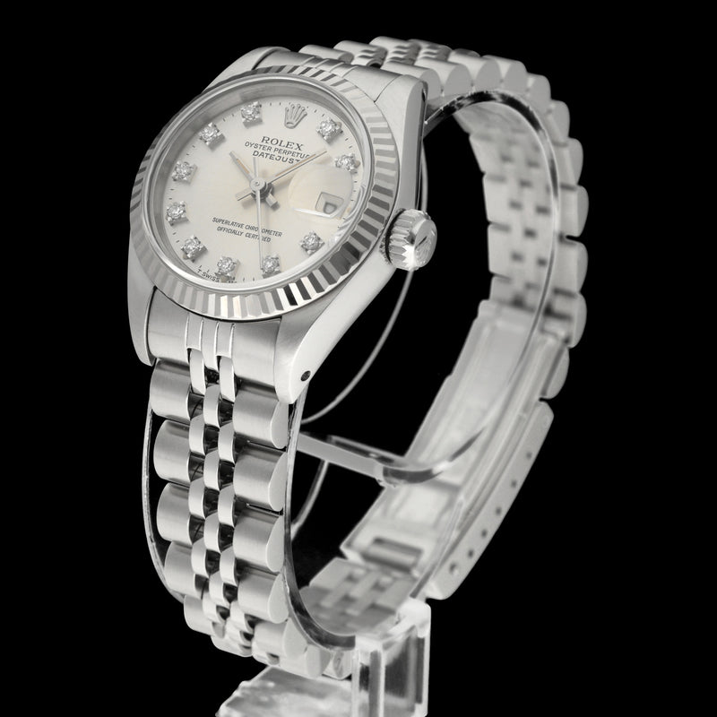 Rolex Oyster Perpetual Lady Datejust 69174G - 1991 - Rolex horloge - Rolex kopen - Rolex dames horloge - Trophies Watches