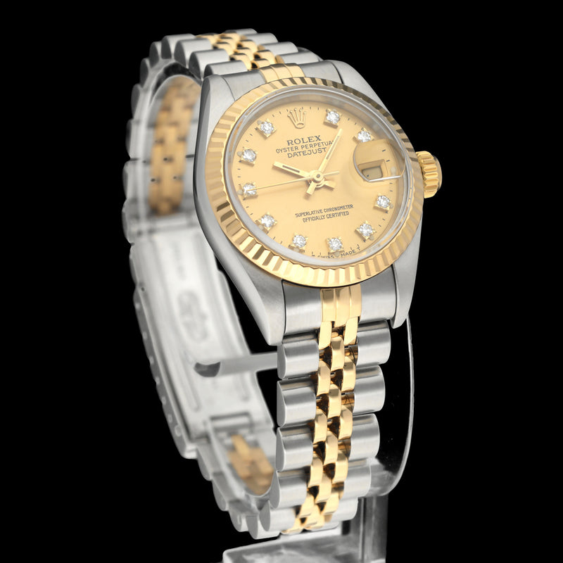 Rolex Lady-Datejust 69173G - 1993 - Rolex horloge - Rolex kopen - Rolex dames horloge - Trophies Watches