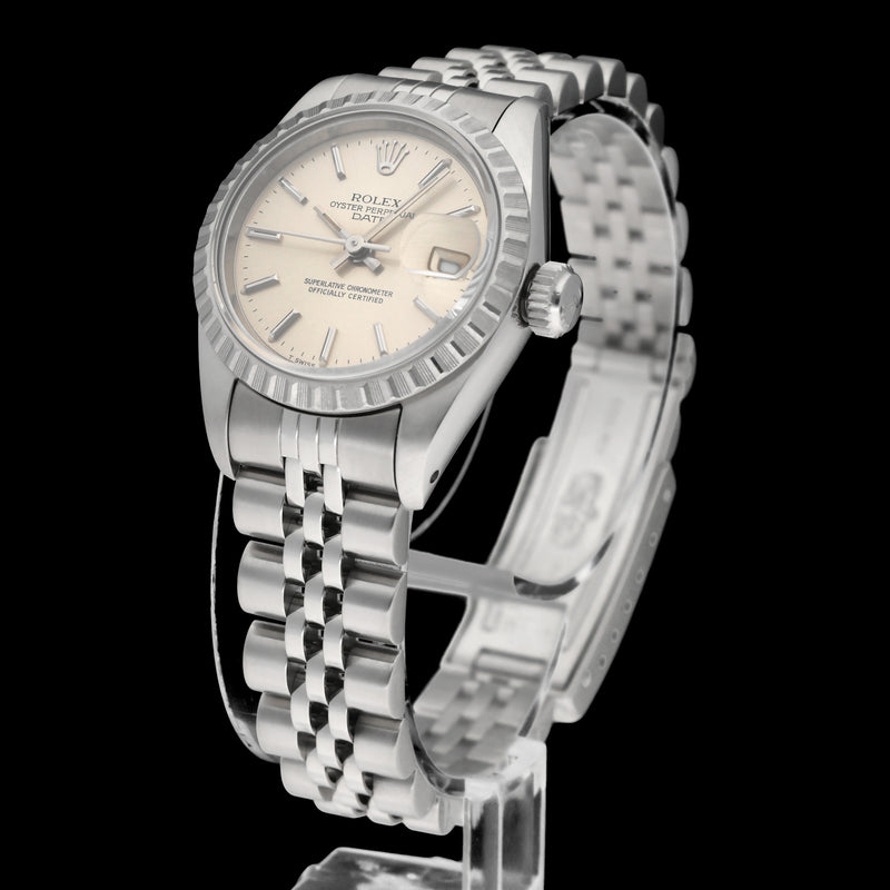 Rolex Oyster Perpetual Lady Date 69240 - 1990 - Rolex horloge - Rolex kopen - Rolex dames horloge - Trophies Watches