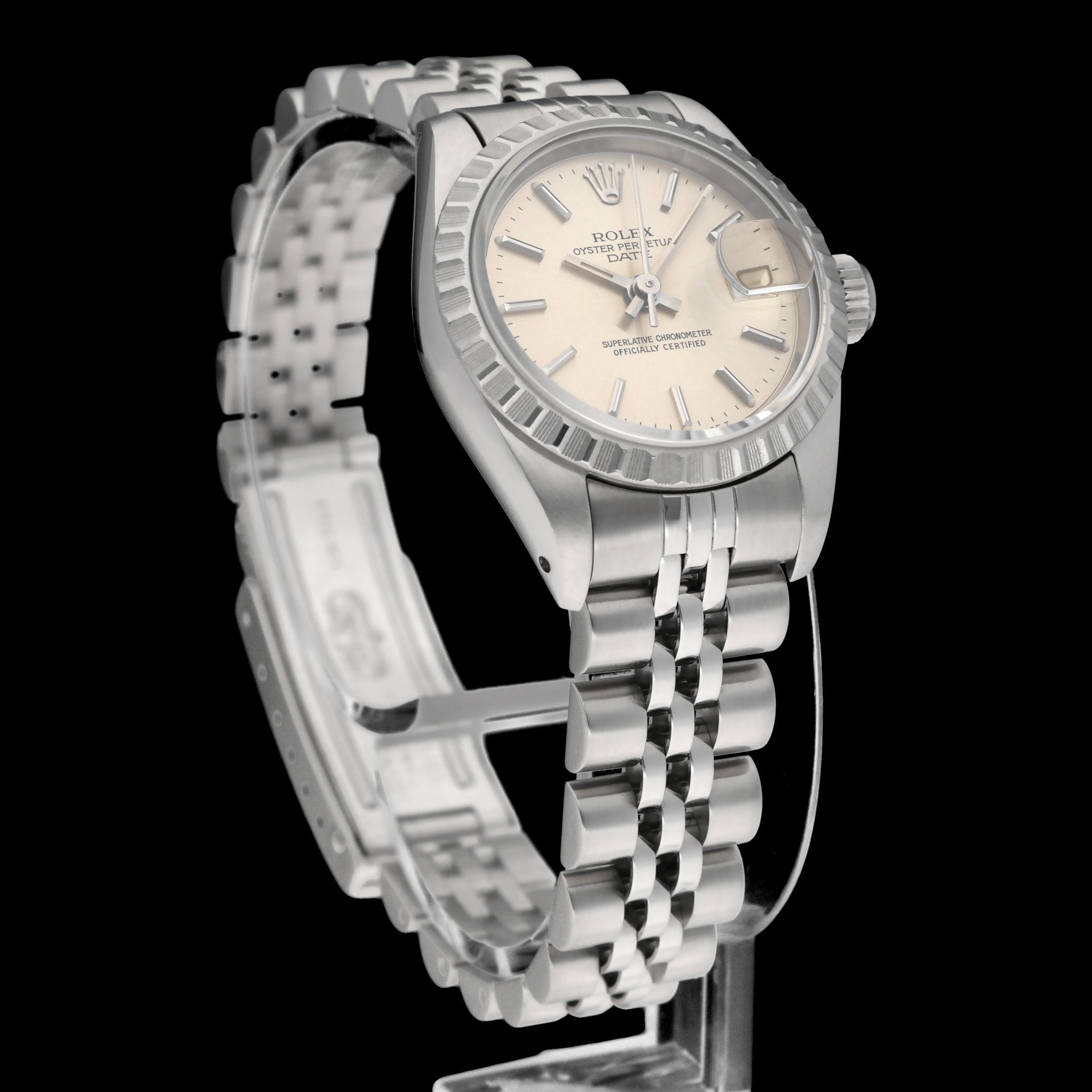 Rolex Oyster Perpetual Lady Date 69240 - 1990 - Rolex horloge - Rolex kopen - Rolex dames horloge - Trophies Watches