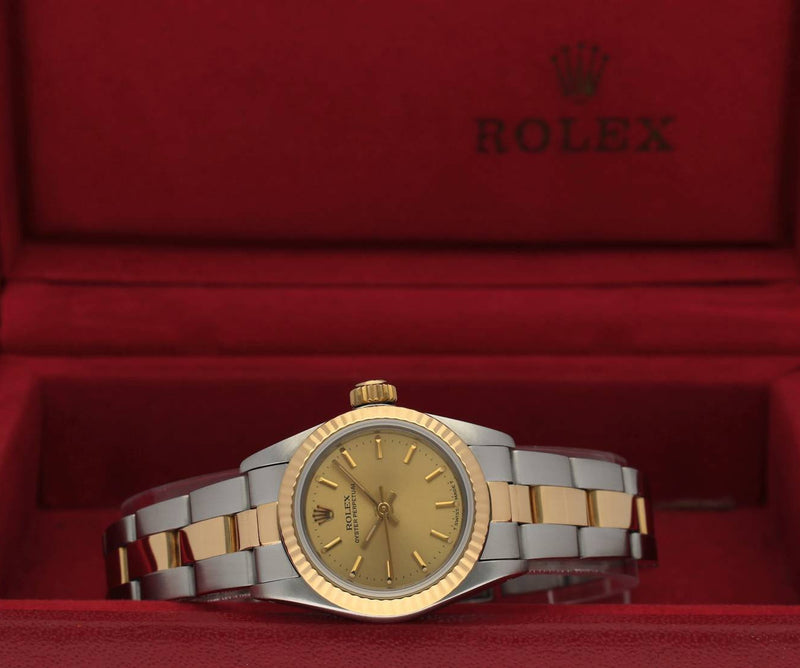 Rolex Oyster Perpetual 67193 - 1989 - Rolex horloge - Rolex kopen - Rolex dames horloge - Trophies Watches