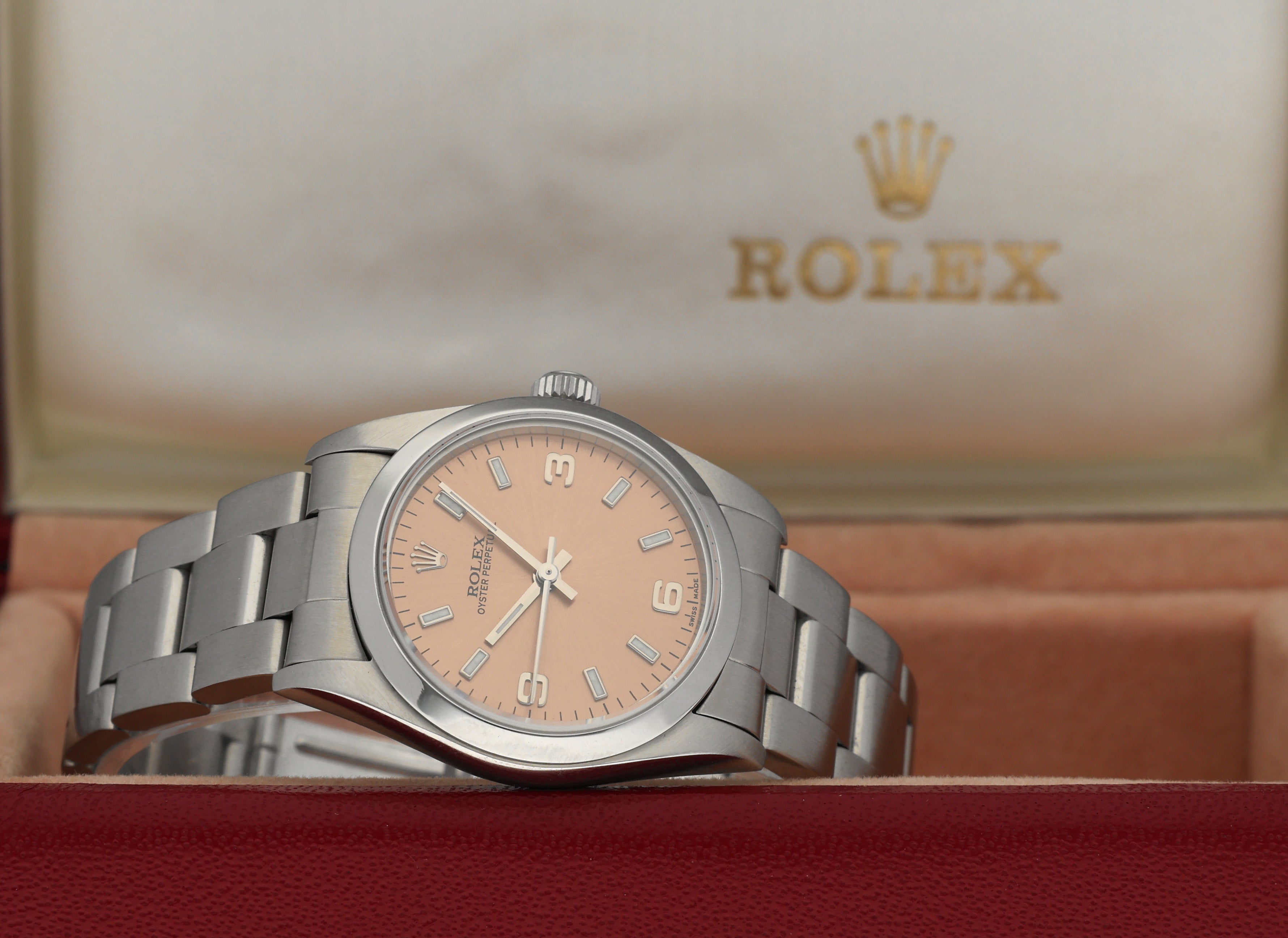 Rolex Oyster Perpetual 77080 - 2002 - Rolex horloge - Rolex kopen - Rolex dames horloge - Trophies Watches