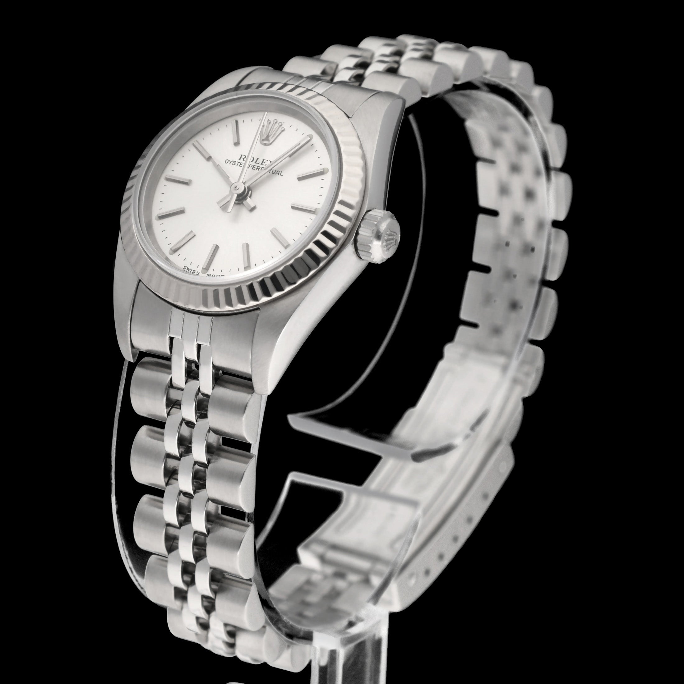 Rolex Oyster Perpetual 76094 - 2002 - Rolex horloge - Rolex kopen - Rolex dames horloge - Trophies Watches