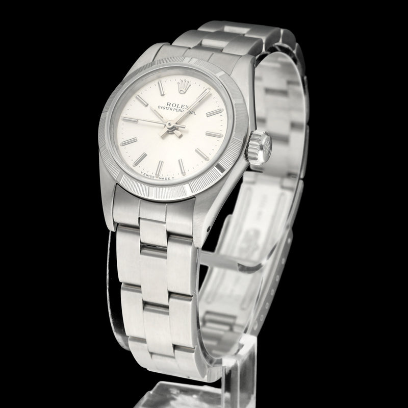 Rolex Oyster Perpetual 67230 - 1991 - Rolex horloge - Rolex kopen - Rolex dames horloge - Trophies Watches