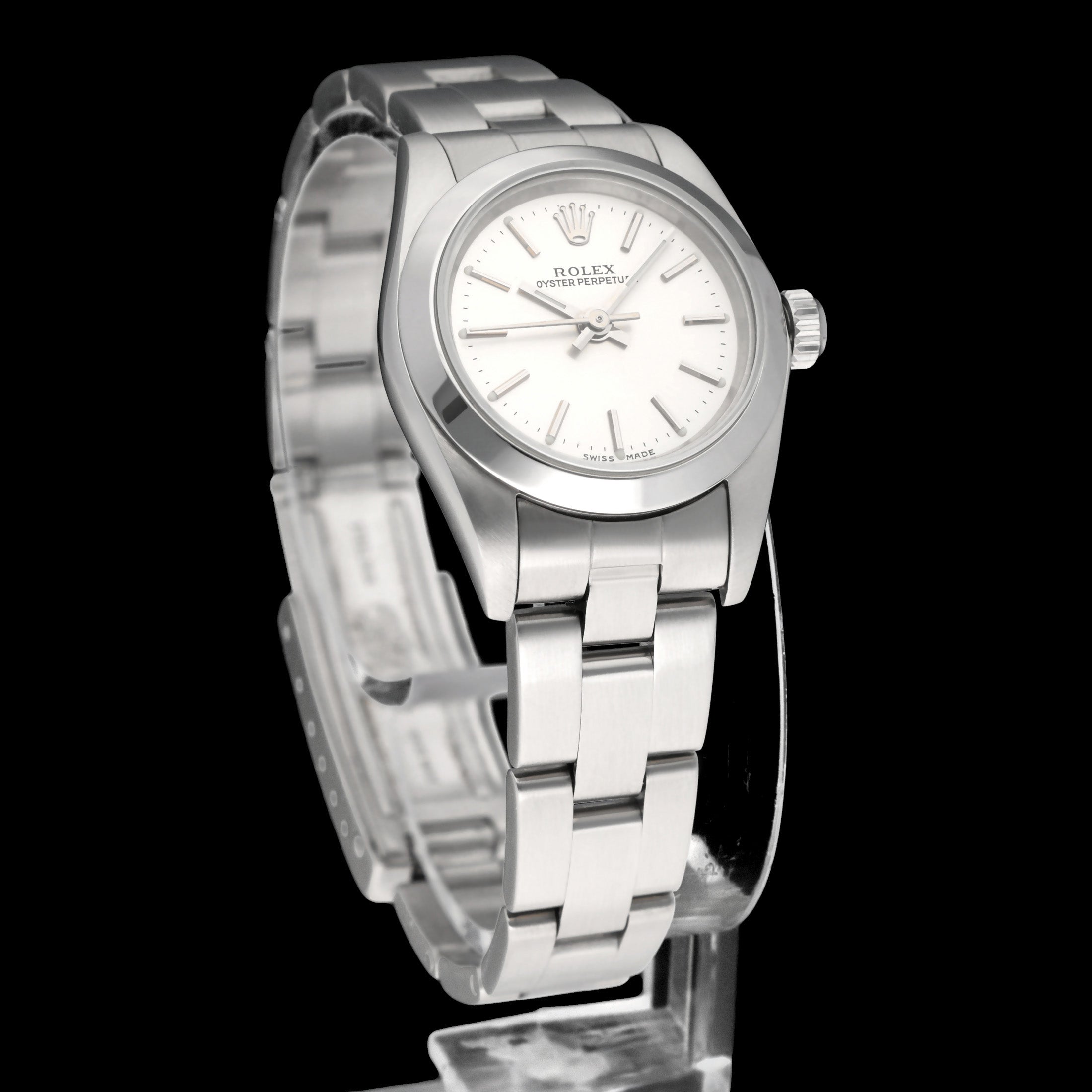 Rolex Oyster Perpetual 76080 - 2003 - Rolex horloge - Rolex kopen - Rolex dames horloge - Trophies Watches