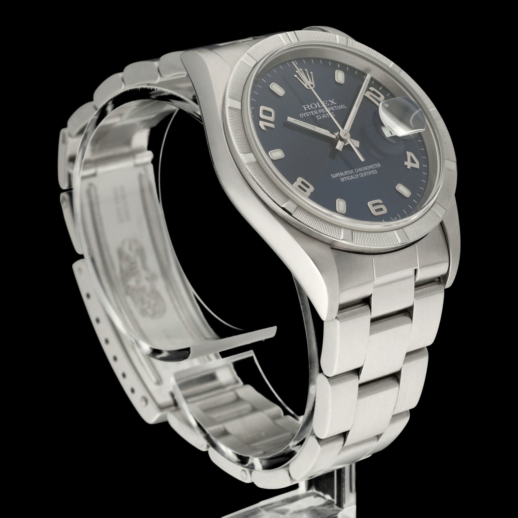 Rolex Oyster Perpetual Date 15210 - 2002 - Rolex horloge - Rolex kopen - Rolex heren horloge - Trophies Watches