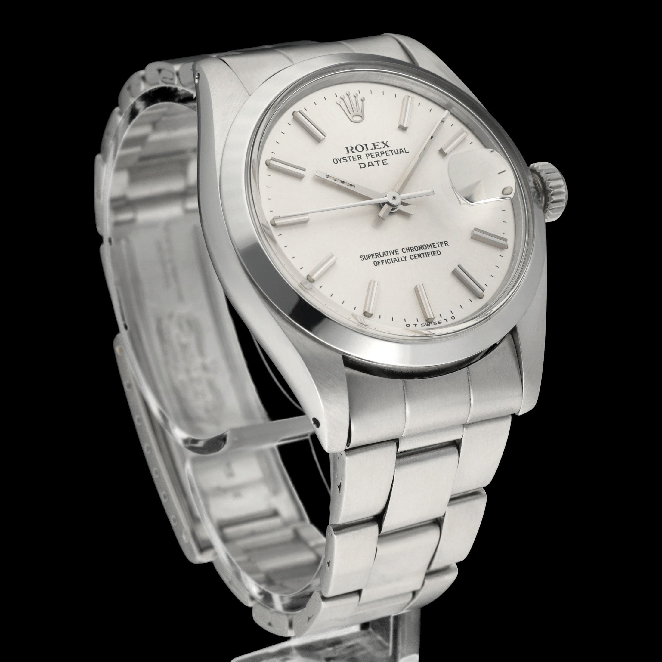 Rolex Oyster Perpetual Date 1500 - 1974 - Sigma Dial - Rolex horloge - Rolex kopen - Rolex heren horloge - Trophies Watches