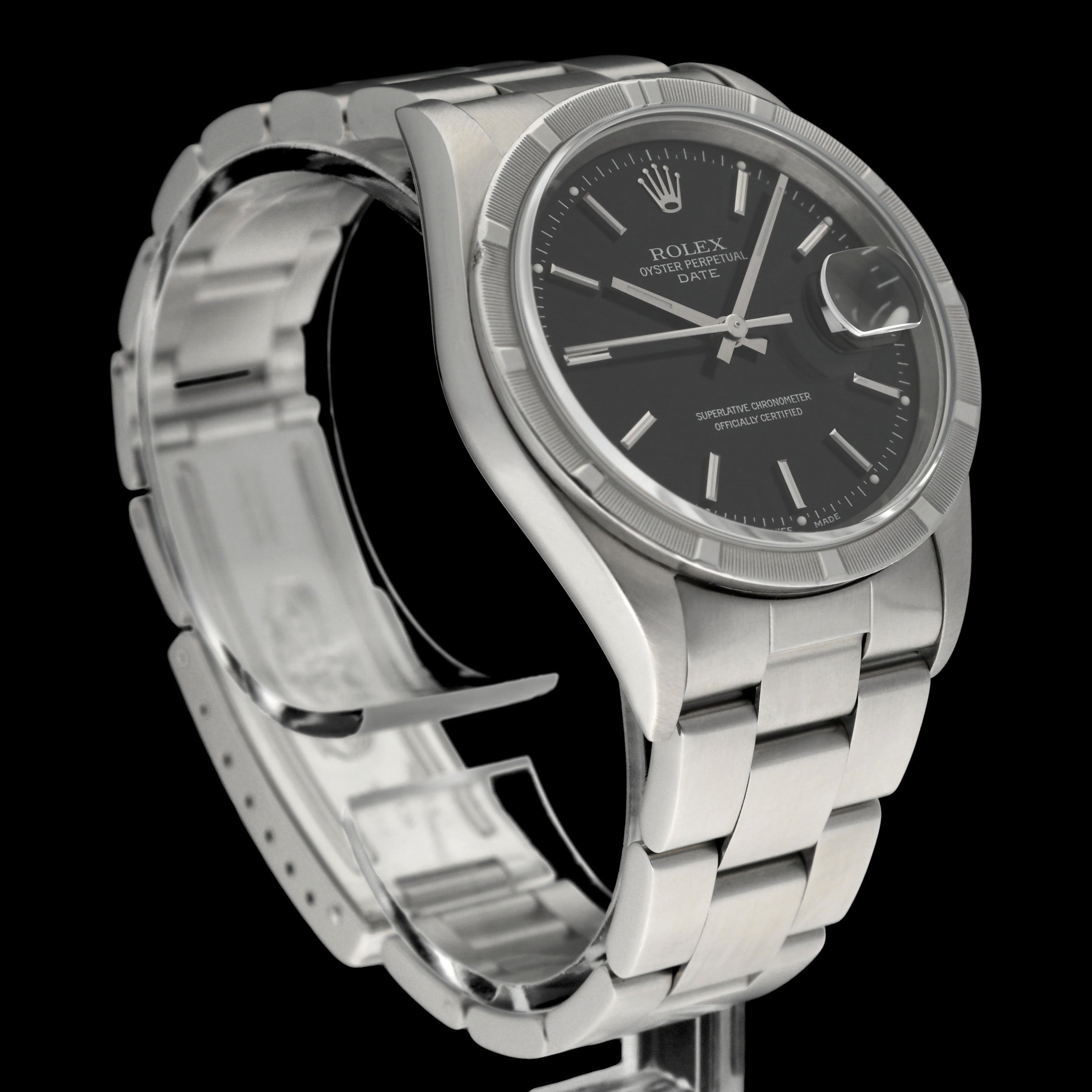 Rolex Oyster Perpetual Date 15210 - 1999 - Rolex horloge - Rolex kopen - Rolex heren horloge - Trophies Watches