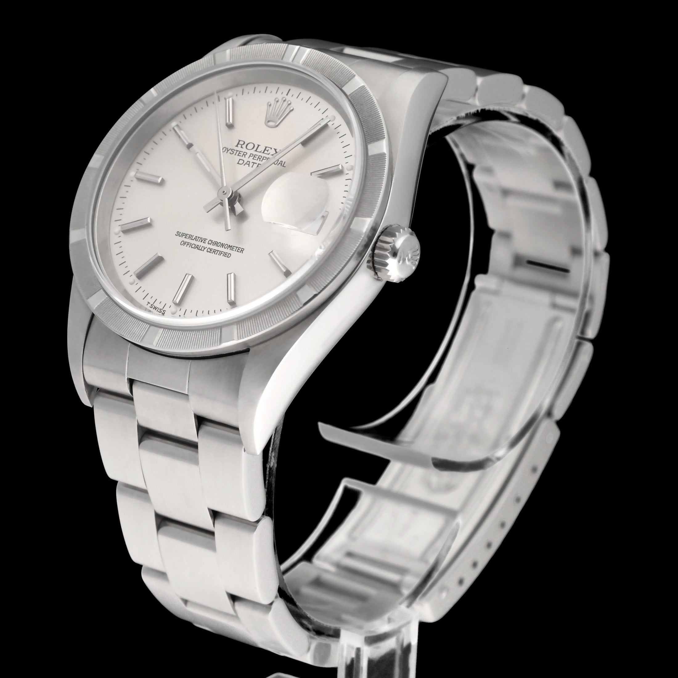 Rolex Oyster Perpetual Date 15210 - 1996 - Rolex horloge - Rolex kopen - Rolex heren horloge - Trophies Watches