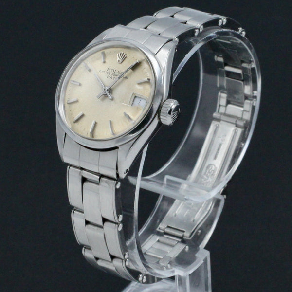 Rolex Oyster Perpetual Lady Date 6516 - 1970 - Rolex horloge - Rolex kopen - Rolex dames horloge - Trophies Watches